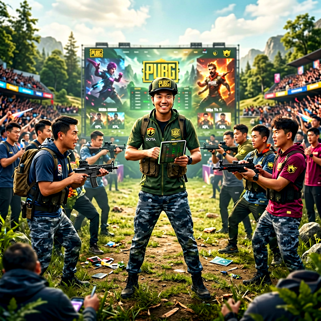 绝地求生PUBG职业赛事比赛现场